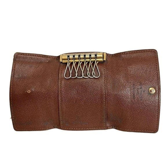 Auth LOUIS VUITTON Multicles 6 M62630 Armagnac Monogram - CT0097 Key Case - Picture 4 of 5